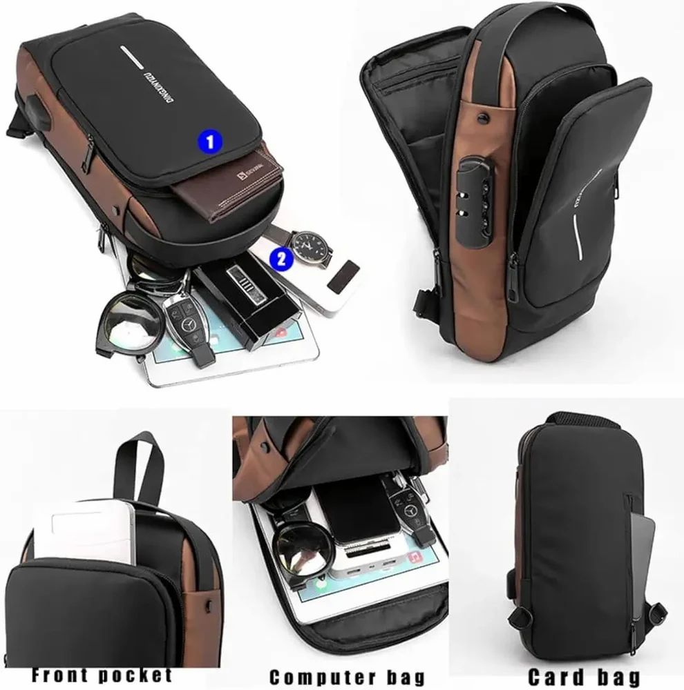 Multi-Function Sling Bag – Smart. Secure. Stylish.