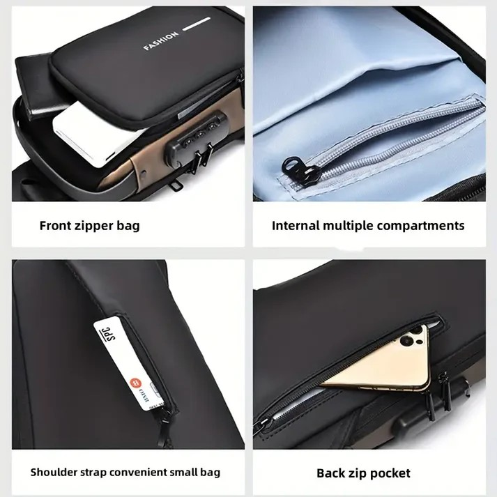 Multi-Function Sling Bag – Smart. Secure. Stylish.