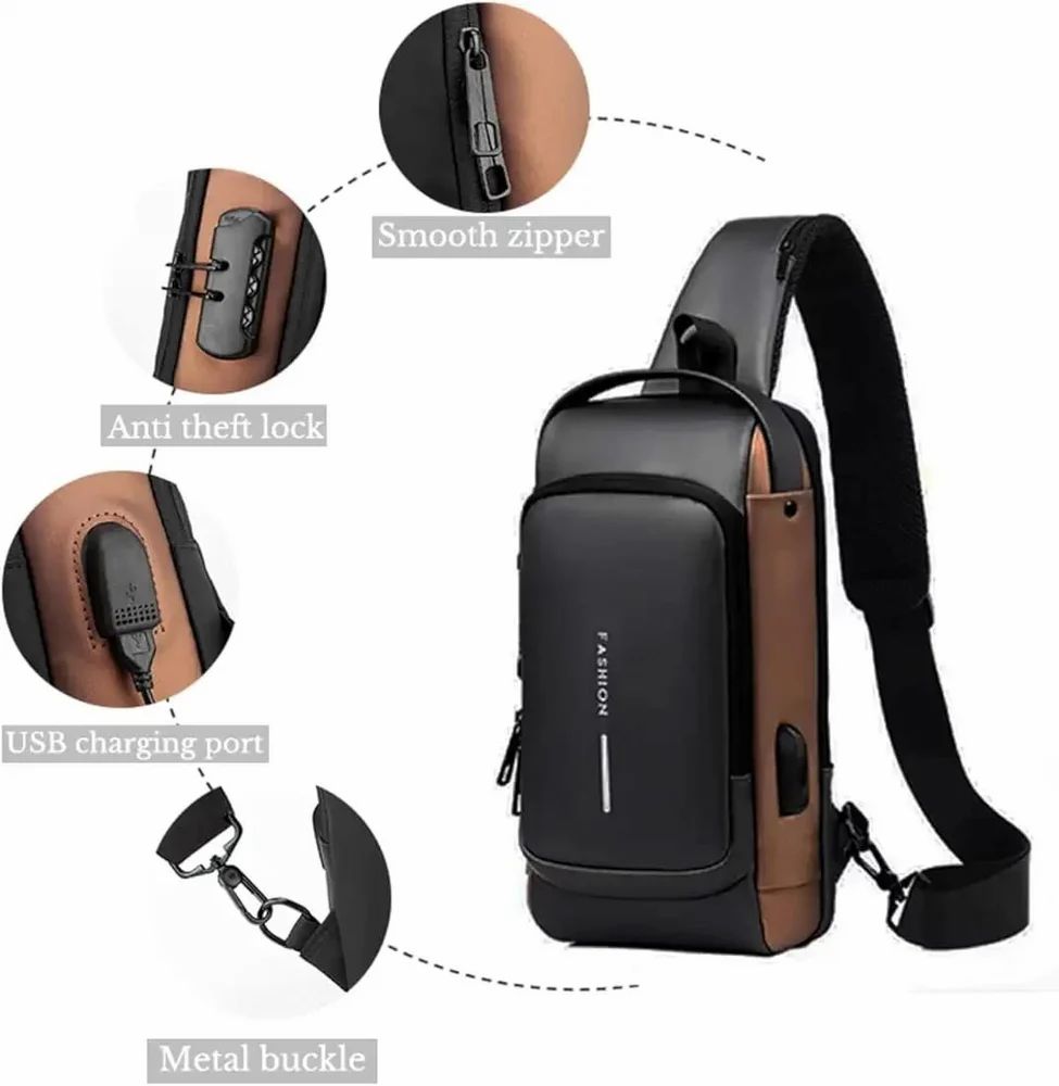 Multi-Function Sling Bag – Smart. Secure. Stylish.